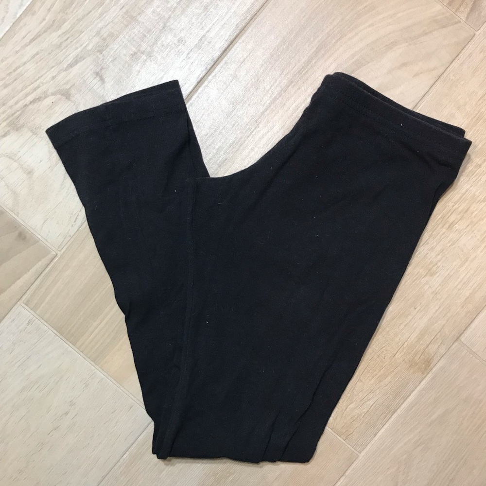 Black long leggings - medium